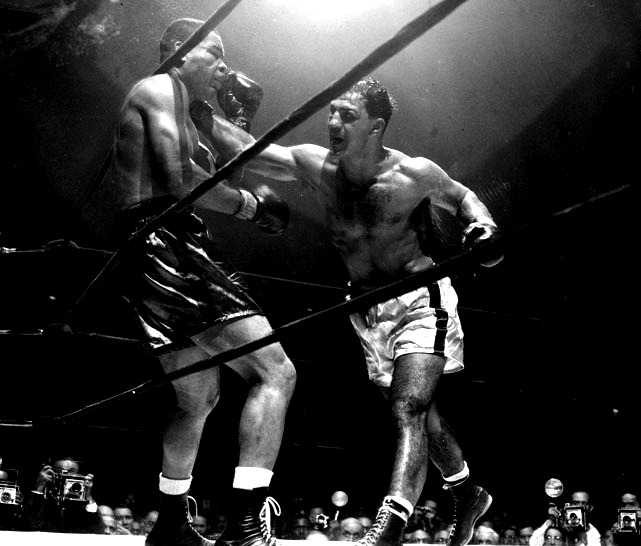 Rocky Marciano and Joe Louis famous fight poster Photograph by Pd - Fine  Art America